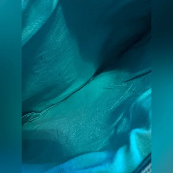 Floral Embroidered padded Clutch with Tassel EUC - Picture 4 of 4